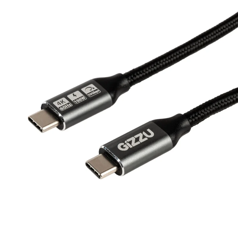 GIZZU-GCPCC10010G-02-100W-10Gbps-Type-C-2m-Cable_ANGLED-9144-Edit_1500x1500