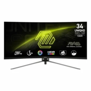 MSI MAG 345CQR 34" VA | UW-QHD (3440x1440p) | 180Hz | Curved Ultra-Wide Gaming Monitor