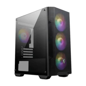 MSI MAG Forge M100A RGB Gaming PC Case | Micro-ATX | Black