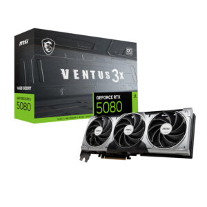 MSI GeForce RTX 5080 Ventus 3X OC | 16GB GDDR7 | Graphics Card