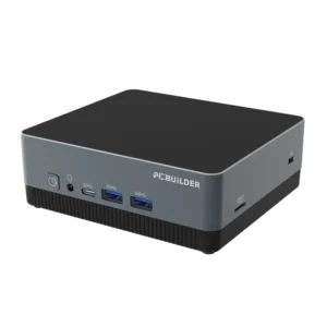 PCBuilder CUBE Mini PC | Intel N100 | 4GB DDR4 | 128GB SATA SSD | Windows 11 Home