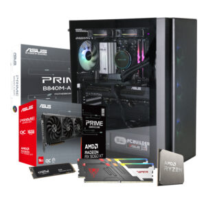 PCBuilder SEEKER Gaming PC | AMD Ryzen 5 7600 | 32GB DDR5 | 1TB NVMe | AMD Radeon RX 9060 XT 16GB | Windows 11 Home