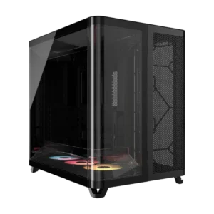 Corsair AIR 5400 RS-R ARGB Triple Chamber Gaming PC Case | E-ATX | Black