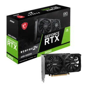 MSI GeForce RTX 3050 Ventus 2X E OC | 6GB GDDR6 | Graphics Card