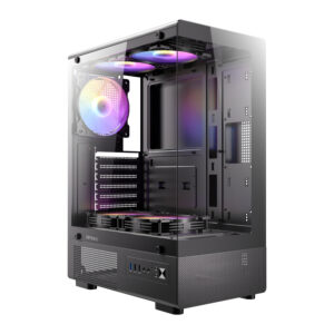 Antec VCX300 ARGB Gaming PC Case | ATX | Black