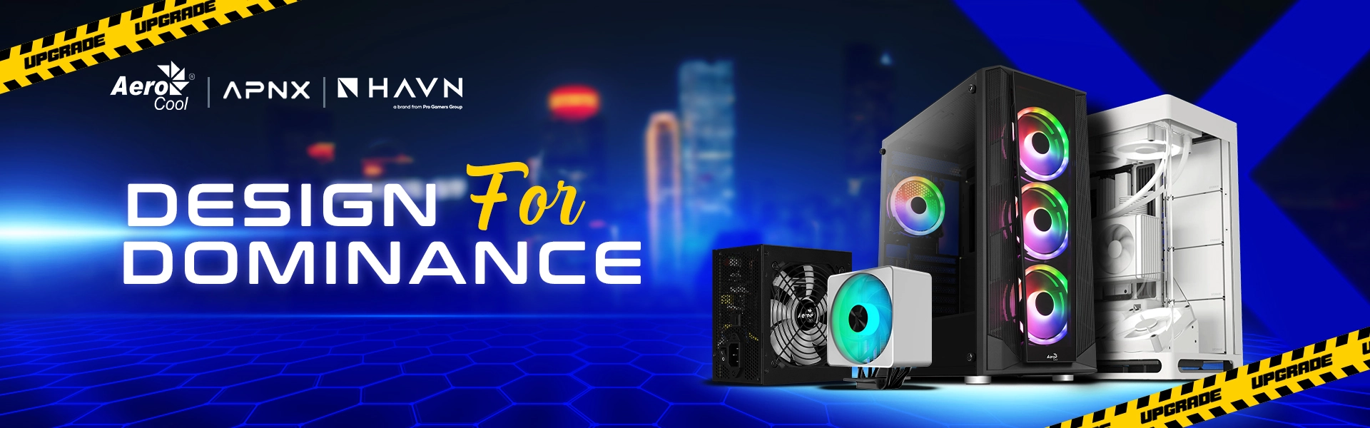 Aerocool, APNX and HAVN products