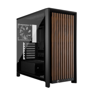 Corsair Frame 4000D Wood RS Gaming PC Case | E-ATX | Black