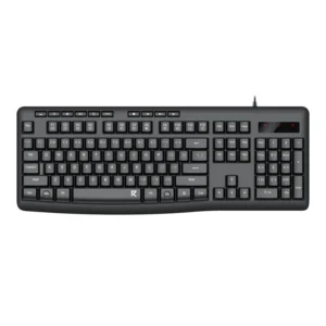 Redragon BK-7366 Full-size Ergonomic Wired Membrane Office Keyboard - Black