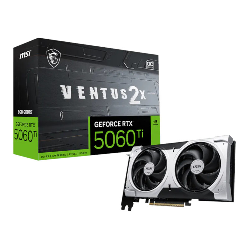 RTX5060TIVENTUS2XOCPLU_MSI-GeForce-RTX-5060-Ti-VENTUS-2X-OC-PLUS-8GB-GDDR7-Graphics-Card_wr_01a