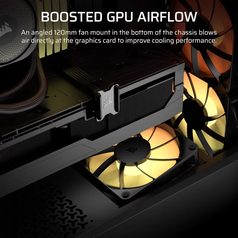 Corsair 3200D RS ARGB Gaming PC Case | ATX | Smoke