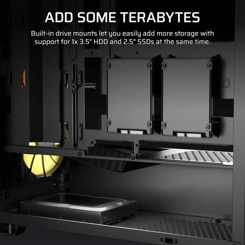 Corsair 3200D RS ARGB Gaming PC Case | ATX | Smoke