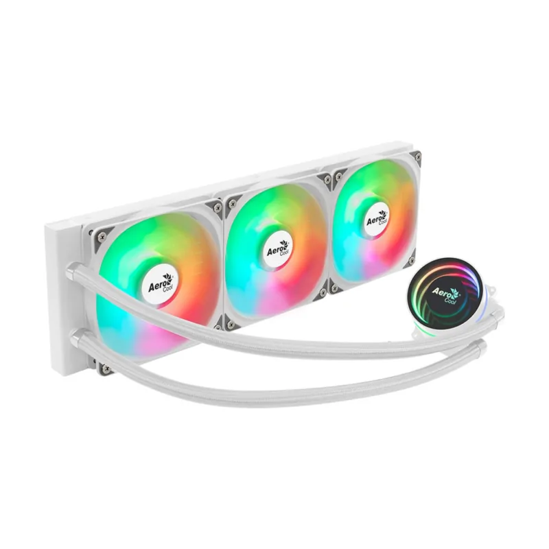 AeroCool Oasis L360 ARGB Liquid CPU Cooler | 360mm | White