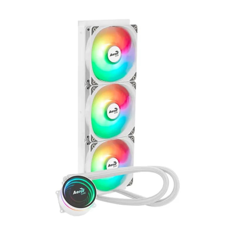 AeroCool Oasis L360 ARGB Liquid CPU Cooler | 360mm | White