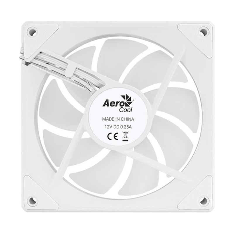 AeroCool Phantom M-3 ARGB 120mm PWM Fan | Single Pack | White