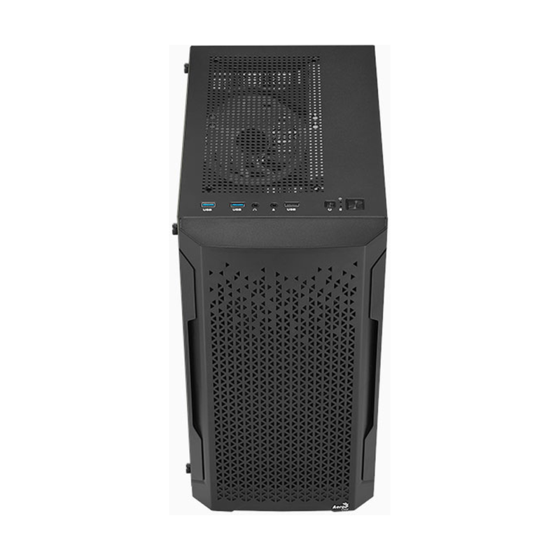 AeroCool Trinity Mini Gaming PC Case | Micro-ATX | Black