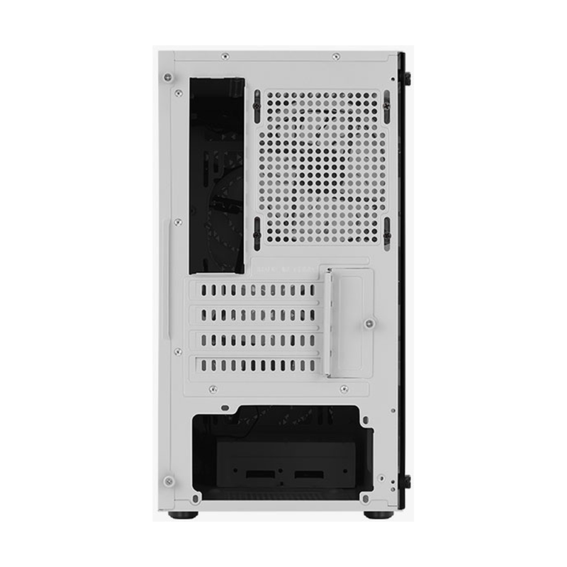 AeroCool Trinity Mini Gaming PC Case | Micro-ATX | White
