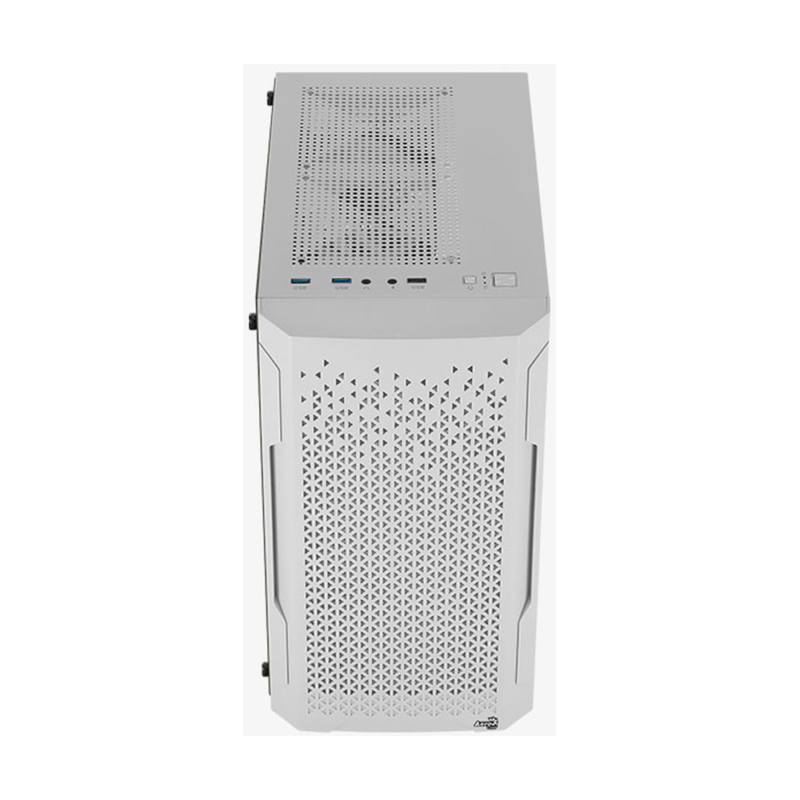 AeroCool Trinity Mini Gaming PC Case | Micro-ATX | White