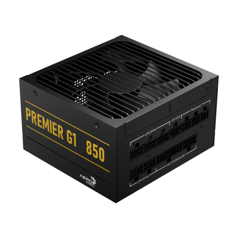 AeroCool Premier G1 850 | Fully-Modular | 80+ Gold | 850W | Power Supply