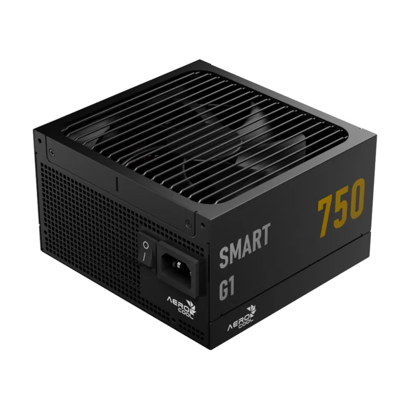 AeroCool Smart G1 750 | Non-Modular | 80+ Gold | 750W | Power Supply